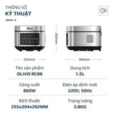 Nồi cơm điện Olivo RC88