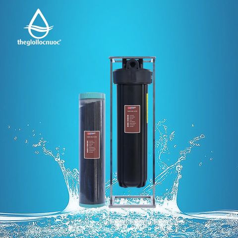 Bộ lọc xử lý sắt USTopwater 20 inches béo, Model: Fera-45-AS, Công suất 1200 lít/giờ, Vỏ nhựa