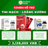 Combo hỗ trợ cho tim mạch và loãng xương