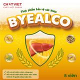 TPBVSK Byealco - Hỗ trợ giải rượu và cải thiện chức năng gan (Hộp 5 viên)