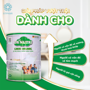 Sữa bột Dr. Nutri Canxi – Organic 900gr