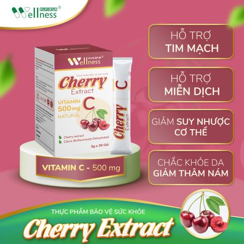 Thực phẩm bảo vệ sức khỏe Cherry Extract Vitamin C