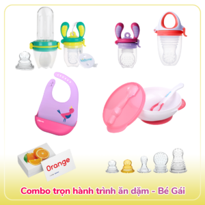 Trọn quá trình ăn dặm chủ động KIDSME – Bé gái