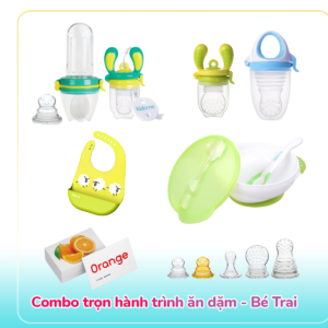 Trọn quá trình ăn dặm chủ động KIDSME – Bé trai