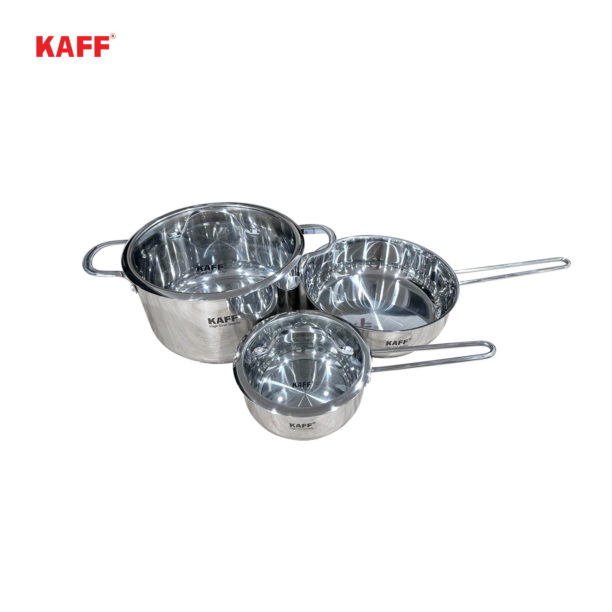 Bộ nồi inox 3 món KAFF KF - ST05304 – Siêu Thị Hàng Chính Hãng