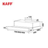 Hút mùi Âm KF-TL700ST
