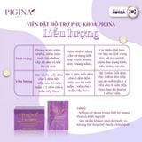 Set Viên đặt tối ưu Pigina (18 viên) - Pigina Premium Intimate Cleanser (kèm 10 gói gel Dung dịch vệ sinh Pigina 5ml + 02 quần lót nữ)