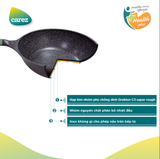 Chảo đúc lòng sâu CAREZ WOC681DI28SN kích cỡ 28cm