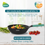 Chảo đúc lòng sâu CAREZ WOC681DI28SN kích cỡ 28cm