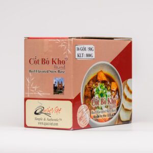 Cốt gia vị Bò Kho (Hộp 16 gói) – Vietnam Beef Flovored Stew Base