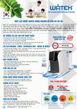 Máy lọc nước Watek nóng nhanh để bàn, model: WT-3C-RO