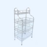 Kệ bếp INOX cao cấp cầu thang cong 2/3/4 tầng, kệ úp chén bát đĩa phòng bếp, có kệ gia vị, tặng kèm nút chân 
