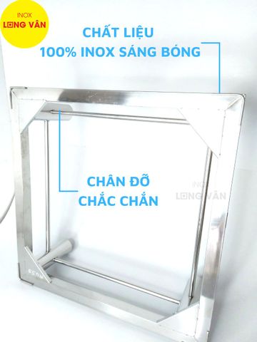  Kệ đỡ chân tủ lạnh, máy giặt INOX không cần lắp ráp, chịu tải trọng lớn 