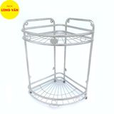  Kệ góc ống nhà bếp INOX 3 tầng 