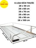  Kệ treo INOX 304 1 tầng kệ chén bát đồ dùng nhà bếp tiện lợi 