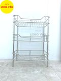  Kệ chén đĩa INOX cao cấp phòng bếp 2/3/4 tầng, kệ bếp Inox, kệ đứng Inox 