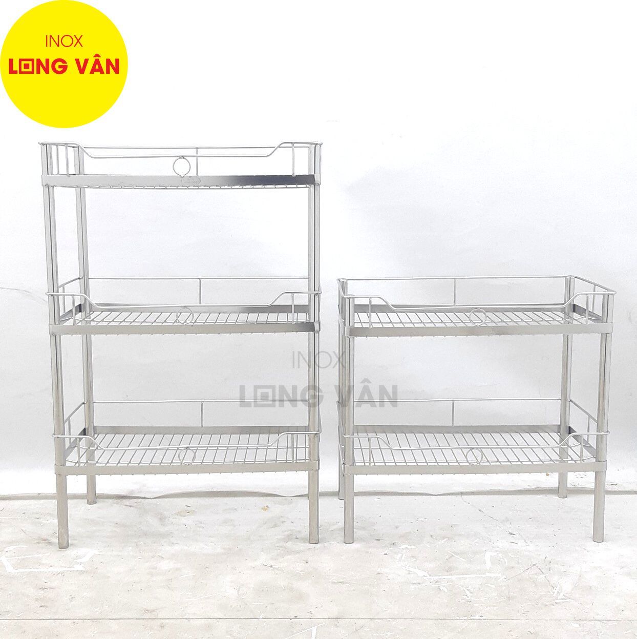  Kệ để chén bát dĩa INOX la đặc 201, kệ phòng bếp Inox 28x50 cm 