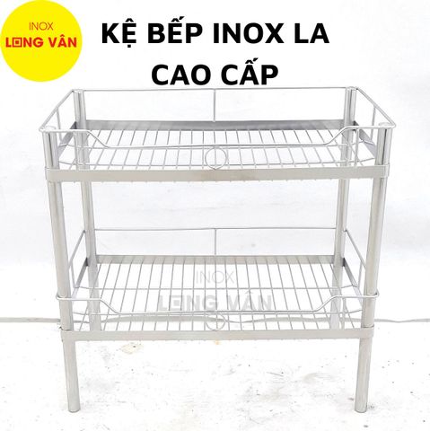  Kệ để chén bát dĩa INOX la đặc 201, kệ phòng bếp Inox 28x50 cm 