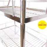  Kệ bếp INOX 304, 28x50 cm 2 tầng, kệ đựng chén bát tiện lợi 
