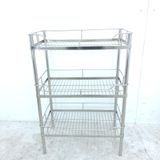  Kệ chén bát INOX 304 3 tầng 28x50x74 cm dụng cụ nhà bếp tiện lợi 