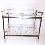  Kệ bếp INOX 304, 28x50 cm 2 tầng, kệ đựng chén bát tiện lợi 