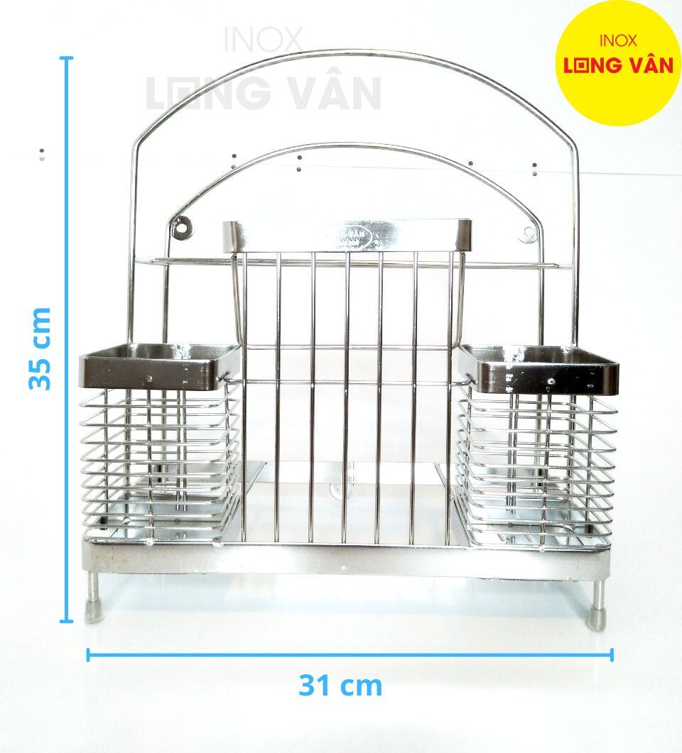  Kệ Dao Thớt INOX 304 đa năng (31x18x35) 