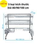  Kệ bồn rửa chén Inox 304, kệ để bồn rửa bát, kệ đứng đa năng Inox 304 đặc 