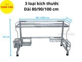  Kệ bồn rửa chén Inox 304, kệ để bồn rửa bát, kệ đứng đa năng Inox 304 đặc 