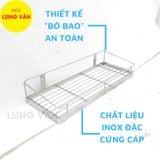  Kệ đựng gia vị INOX đặc, gia dụng phòng bếp tiện lợi 