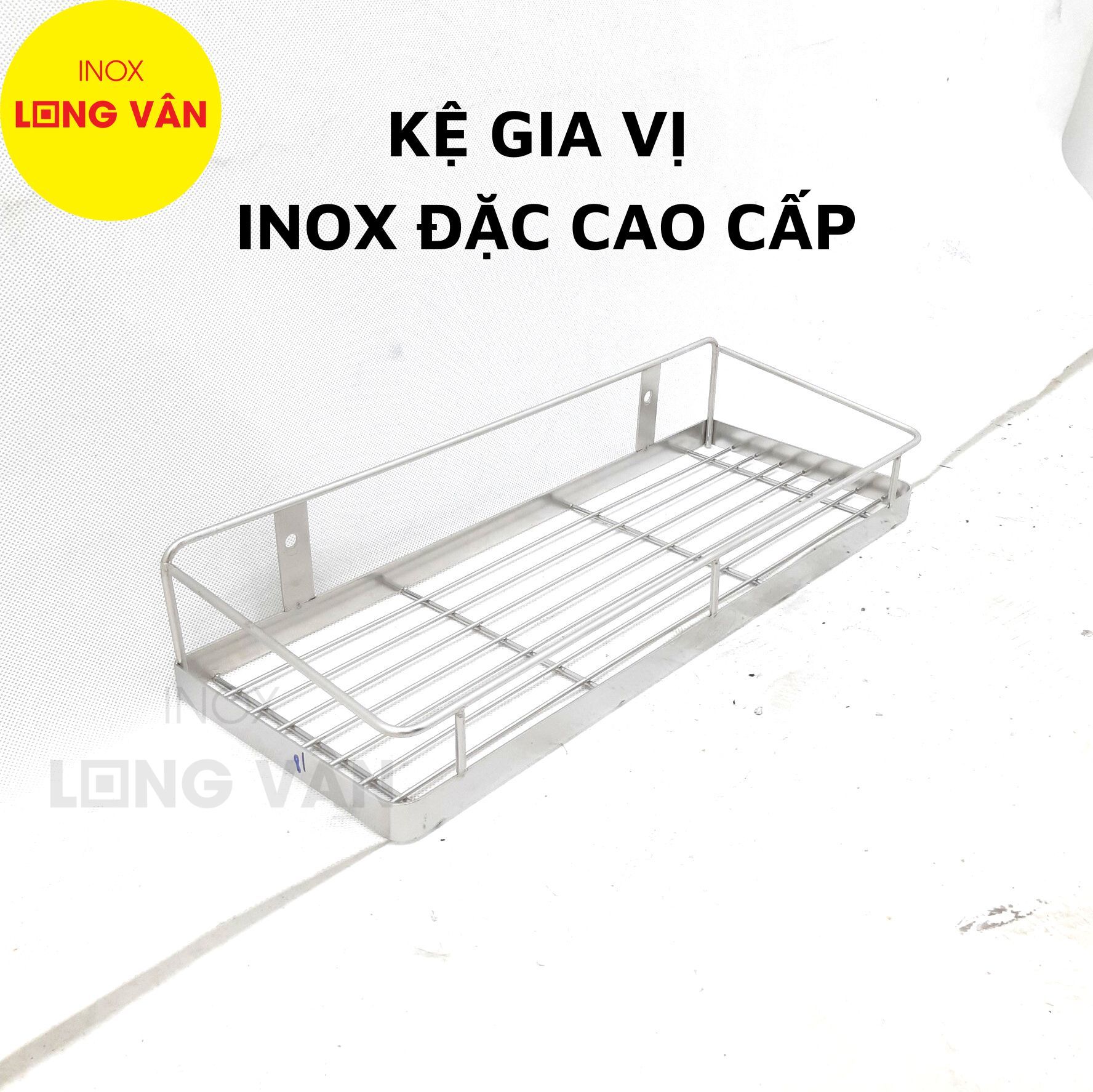  Kệ đựng gia vị INOX đặc, gia dụng phòng bếp tiện lợi 