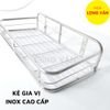  Kệ đựng gia vị nhà bếp INOX 201 tiện lợi 1 tầng 