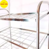  Kệ giày dép INOX đặc 3/4/5 tầng sáng bóng, kệ đựng giày, dép tiện lợi 