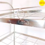  Kệ giày dép INOX đặc 3/4/5 tầng sáng bóng, kệ đựng giày, dép tiện lợi 