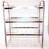  Kệ giày dép INOX đặc 3/4/5 tầng sáng bóng, kệ đựng giày, dép tiện lợi 