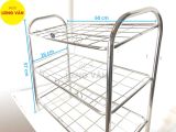  Kệ giày dép INOX tiện lợi 3/4/5 tầng 