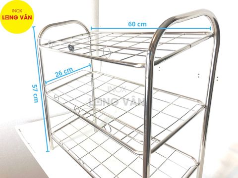  Kệ giày dép INOX tiện lợi 3/4/5 tầng 