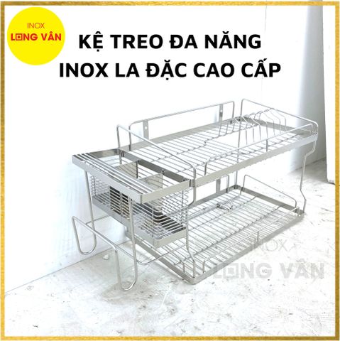  Kệ treo đa năng Inox la đặc 201 phòng bếp 