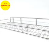  Kệ treo phòng bếp INOX 1 tầng , bề mặt sáng bóng, dụng cụ nhà bếp tiện lợi Inox 201 