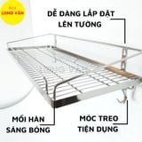  Kệ treo INOX 304 1 tầng kệ chén bát đồ dùng nhà bếp tiện lợi 