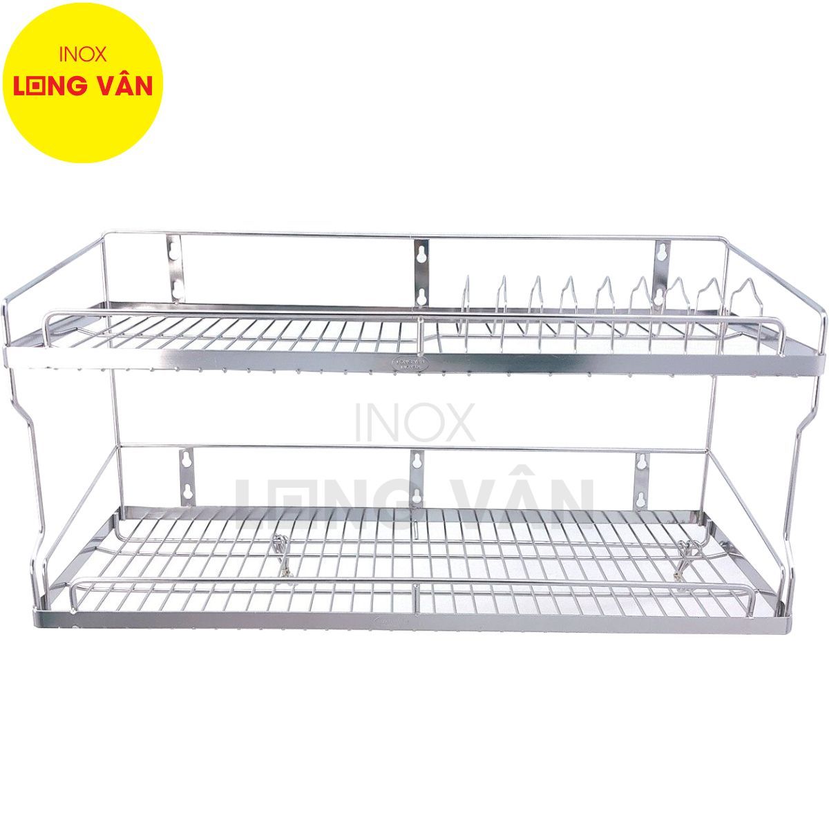  Kệ treo INOX 304 cao cấp 2 tầng, kệ úp chén bát đĩa, dụng cụ nhà bếp tiện dụng 