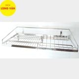  Kệ treo INOX 304 1 tầng kệ chén bát đồ dùng nhà bếp tiện lợi 