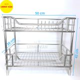  Kệ chén đĩa INOX cao cấp phòng bếp 2/3/4 tầng, kệ bếp Inox, kệ đứng Inox 