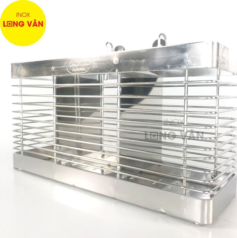  Ống đũa INOX 304 la 3 ngăn cao cấp, dụng cụ phòng bếp đựng muỗng đũa tiện lợi 