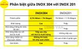  Kệ gia vị phòng bếp INOX 304 1 tầng 