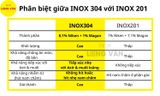  Ống đũa INOX 304 la 3 ngăn cao cấp, dụng cụ phòng bếp đựng muỗng đũa tiện lợi 