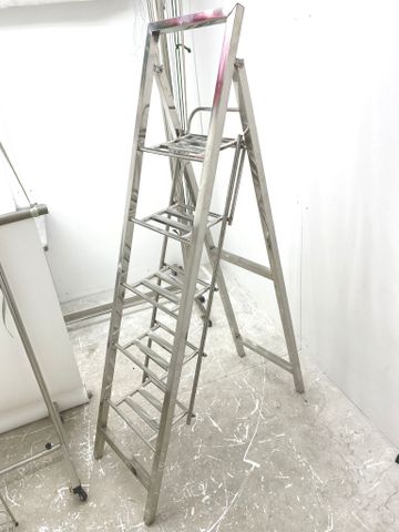  Thang xếp Inox cao cấp 4/5/6/7 bậc, thang xếp chữ A gia đình gấp gọn tiện lợi 