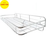  Kệ treo phòng bếp INOX 1 tầng , bề mặt sáng bóng, dụng cụ nhà bếp tiện lợi Inox 201 