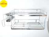  Kệ treo đa năng INOX 304 phòng bếp, kệ chén đĩa đa năng thông minh tiện lợi. 