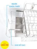  Kệ treo đa năng INOX 304 phòng bếp, kệ chén đĩa đa năng thông minh tiện lợi. 