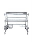  Kệ bồn rửa chén Inox 304, kệ để bồn rửa bát, kệ đứng đa năng Inox 304 đặc 